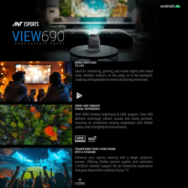 Ant Esports 690 Projector (ATPRJ0004)