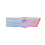 Ant Esports GCB200 Digital ARGB Graphics Card Holder White (GCB200-DIGITAL-WHITE)