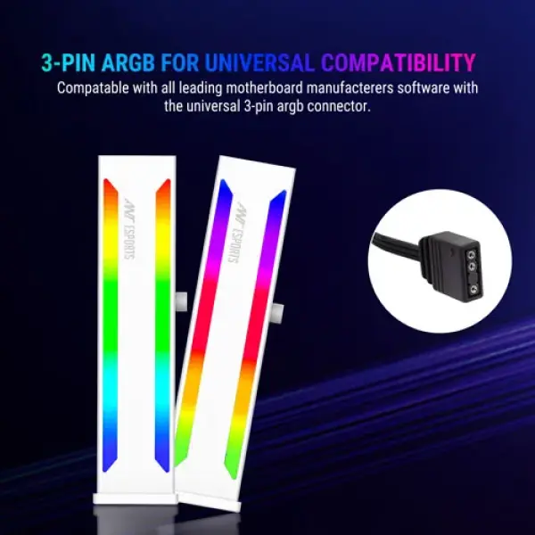 Ant Esports GCB70 ARGB Graphics Card Holder White (GCB70-WHITE)