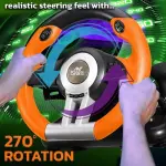 Ant Esports GW V3 PC Steering Wheel With Shifter and Pedal (GW-V3-PC)