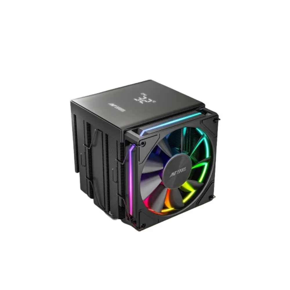 Ant Esports V8 Digital ARGB CPU Air Cooler Black (AESP0378)