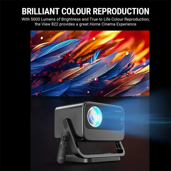 Ant Esports View 822 1080p Smart Cinema Projector (APJR0001)