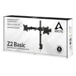 Arctic Z2 Basic Dual Arm Monitor Desk Mount Black (AEMNT00040A)