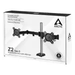 Arctic Z2 Gen 3 Dual Arm Monitor Desk Mount Black (AEMNT00053A)