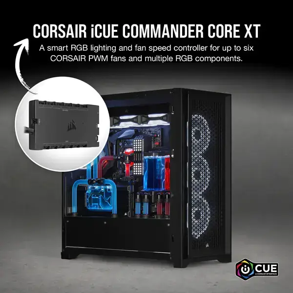 Corsair iCUE Commander Core XT RGB Lighting and Fan Controller (CL-9011112-WW)