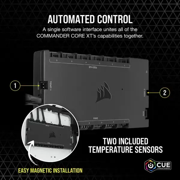 Corsair iCUE Commander Core XT RGB Lighting and Fan Controller (CL-9011112-WW)