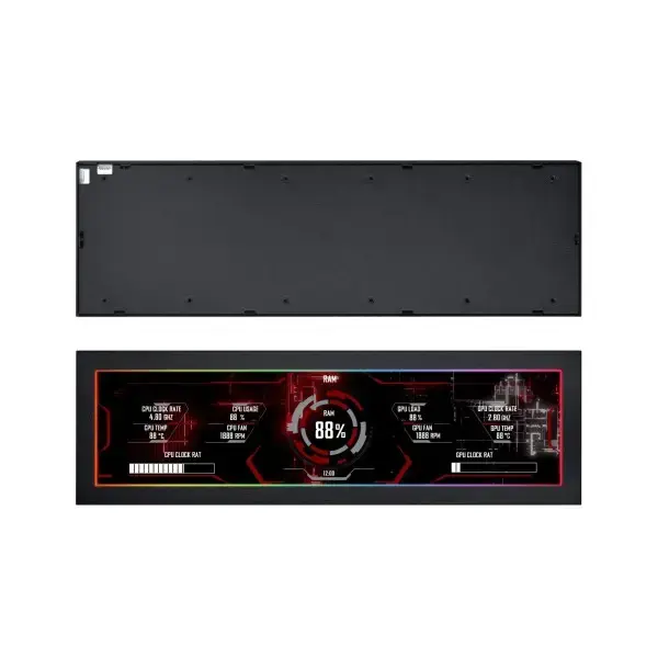 Lian Li 8.8 Inch Universal Screen US88v1 Black (G89-SM088X-IN)