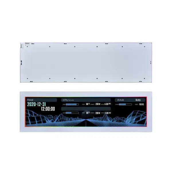 Lian Li 8.8 Inch Universal Screen US88v1 White (G89-SM088W-IN)
