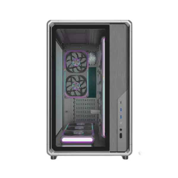 Ant Esports Crystal X8 Frame Gaming Cabinet Black