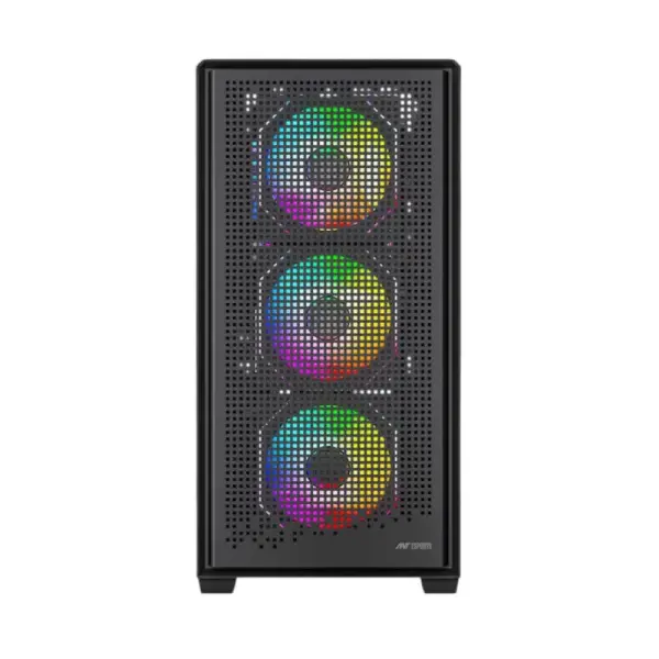 Ant Esports EVO 360 Lite Mid Tower Gaming Cabinet – Black
