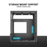 Ant Esports Si14 M-ATX Mini Tower Cabinet Black