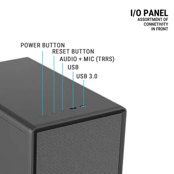 Ant Esports Si14 M-ATX Mini Tower Cabinet Black