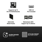 Ant Esports Si14 M-ATX Mini Tower Cabinet Black