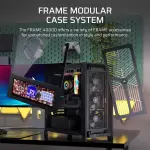 Corsair Frame 4000D Wood RS Module Mid Tower Cabinet Black/Walnut (CC-9011340-WW)