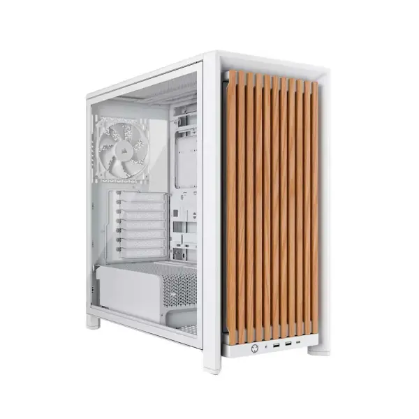 Corsair Frame 4000D Wood RS Module Mid Tower Cabinet White/Oak (CC-9011341-WW)