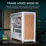 Corsair Frame 4000D Wood RS Module Mid Tower Cabinet White/Oak (CC-9011341-WW)