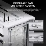 Corsair Frame 4000D Wood RS Module Mid Tower Cabinet White/Oak (CC-9011341-WW)