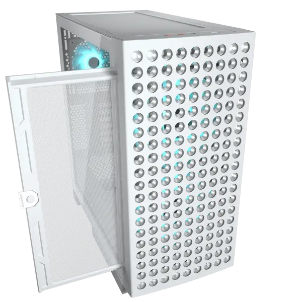 Cougar AIRFACE ECO RGB White Mid Tower Cabinet (CGR-5YA2W-RGB)