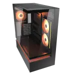 Cougar CFV235 Glass Black Mid Tower Cabinet (CGR-2DA4B)