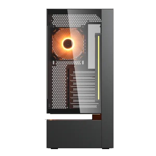 Cougar CFV235 Glass Black Mid Tower Cabinet (CGR-2DA4B)