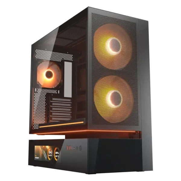 COUGAR CFV235 Mesh Vision ARGB ATX Mid Tower Cabinet Black (CGR-2DA4B-MV)