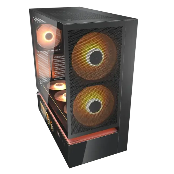 COUGAR CFV235 Mesh Vision ARGB ATX Mid Tower Cabinet Black (CGR-2DA4B-MV)