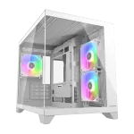Cougar FV150 mini RGB White Mini Tower Cabinet (CGR-2QA6W-RGB)