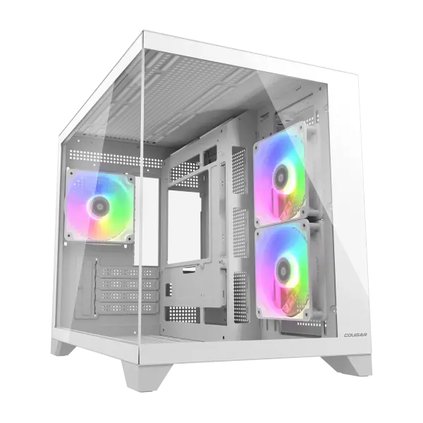 Cougar FV150 mini RGB White Mini Tower Cabinet (CGR-2QA6W-RGB)