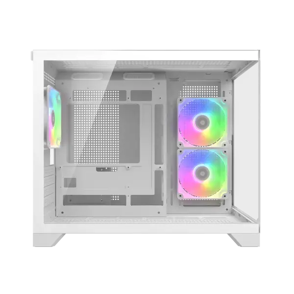 Cougar FV150 mini RGB White Mini Tower Cabinet (CGR-2QA6W-RGB)