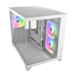 Cougar FV150 mini RGB White Mini Tower Cabinet (CGR-2QA6W-RGB)