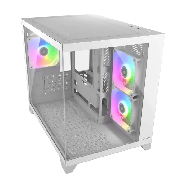 Cougar FV150 mini RGB White Mini Tower Cabinet (CGR-2QA6W-RGB)