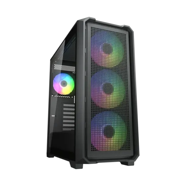 COUGAR MX600 Air Black ATX Mid Tower Cabinet (CGR-25C9B-RGB)