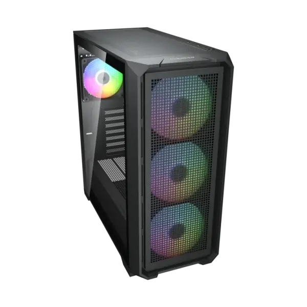 COUGAR MX600 Air Black ATX Mid Tower Cabinet (CGR-25C9B-RGB)