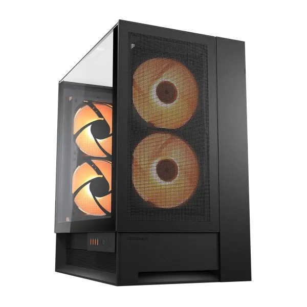 Cougar OMNYX Black Mid Tower Cabinet (CGR-2WA3B-RGB)