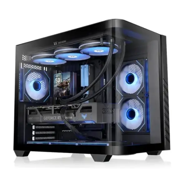 Thermaltake Vision 330 CR ARGB ATX Mid Tower Case- Black