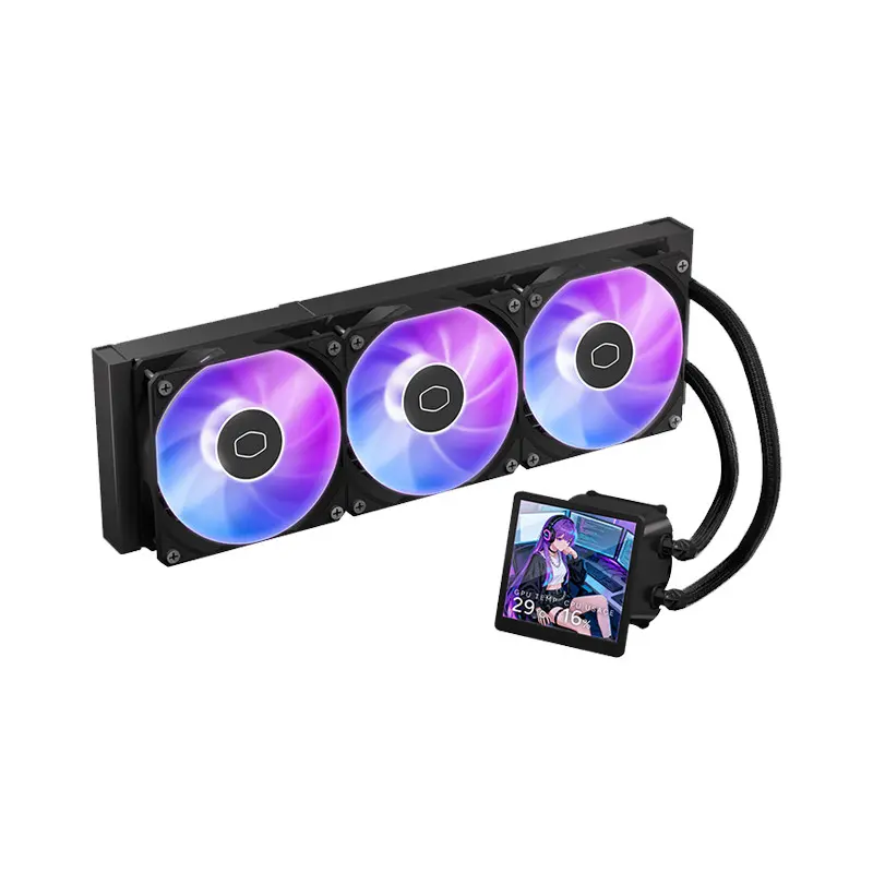 Cooler Master MasterLiquid Core LCD 360 4-Inch ARGB Liquid CPU Cooler (MLX-D36M-A18PA-RL)