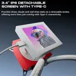 Dawg L240 AIO ARGB 240mm White CPU Liquid Cooler (L240AIO-WHITE)
