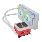 Dawg L240 AIO ARGB 240mm White CPU Liquid Cooler (L240AIO-WHITE)