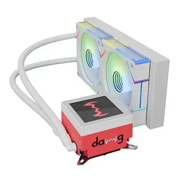 Dawg L240 AIO ARGB 240mm White CPU Liquid Cooler (L240AIO-WHITE)