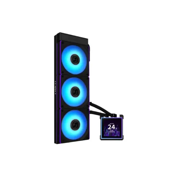 Lian Li HydroShift II LCD-S 360 CL 360mm AIO Liquid Cooler Black (G89-GHS2LCDS36CB-IN)