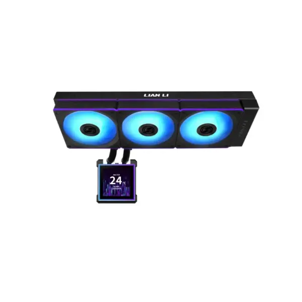 Lian Li HydroShift II LCD-S 360 CL 360mm AIO Liquid Cooler Black (G89-GHS2LCDS36CB-IN)