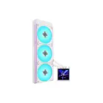 Lian Li HydroShift II LCD-S 360 CL 360mm AIO Liquid Cooler White (G89-GHS2LCDS36CW-IN)