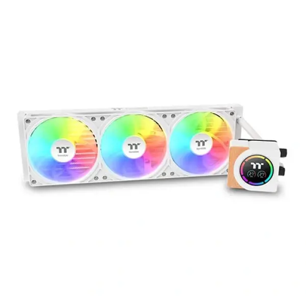 Thermaltake LB360-S ARGB 360mm White CPU Liquid Cooler With LCD Display