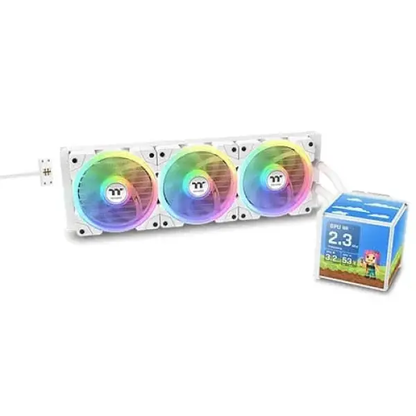 Thermaltake Minecube 360 Ultra ARGB Sync White CPU Liquid Cooler (CL-W482-PL12SW-A)
