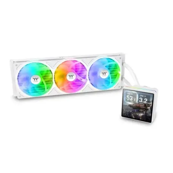 Thermaltake TH360 V3 Ultra ARGB Sync AIO Liquid Cooler – Snow Edition