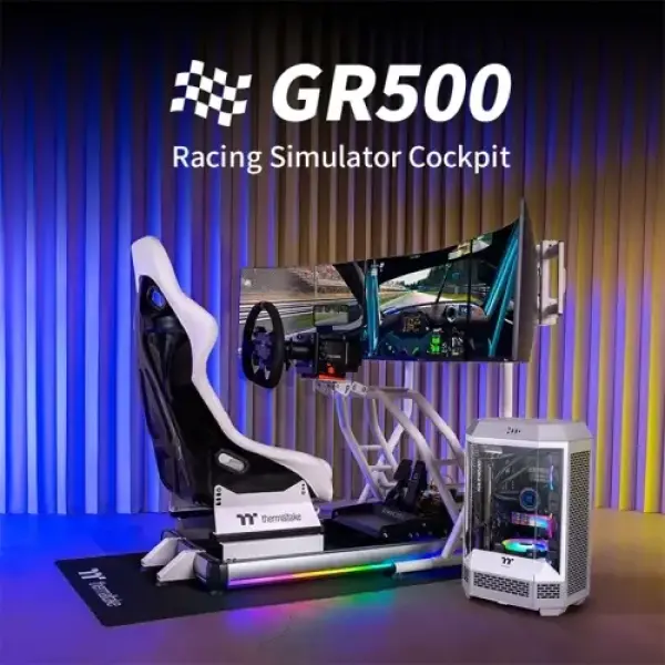 Thermaltake GR500 Racing Simulator Cockpit Snow (GSC-R50-CPASWH-01)