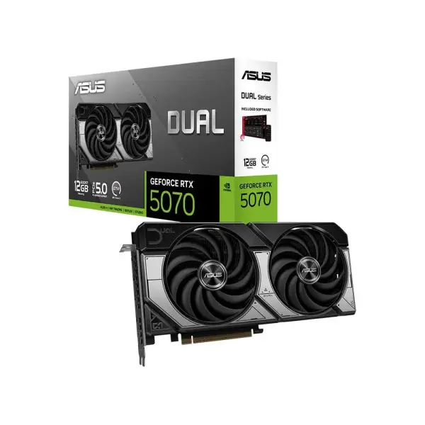ASUS Dual RTX 5070 12GB GDDR7 Graphics Card (DUAL-RTX5070-12G)