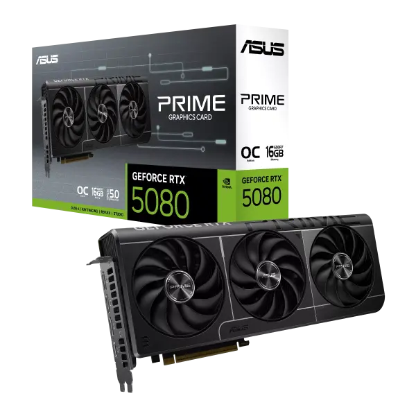 ASUS PRIME GeForce RTX™ 5080 EVO 16GB GDDR7 OC Edition