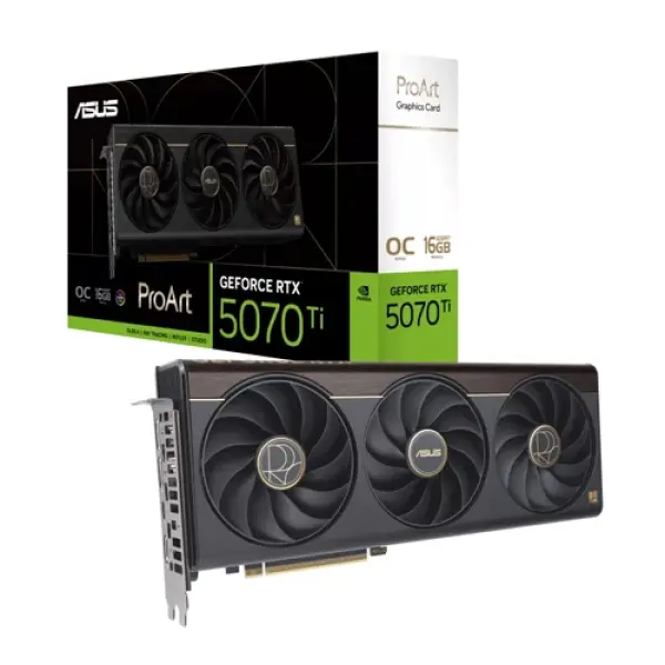 Asus ProArt RTX 5070 Ti OC 16GB GDDR7 Graphics Card (PROART-RTX5070TI-O16G)