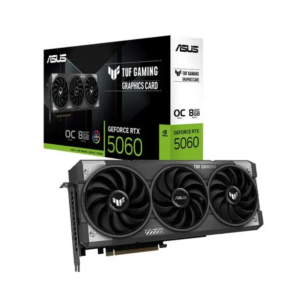 ASUS Tuf Gaming RTX 5060 OC Edition 8GB GDDR7 Graphics Card (TUF-RTX5060-O8G-GAMING)